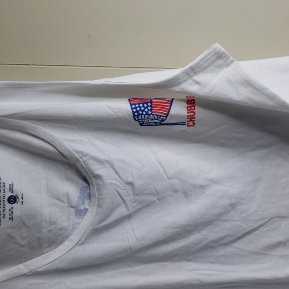 Chubbies Mens Capture The Cubbies Tank White XXL - Picture 4 of 6